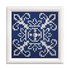 Picture of Diamond Painting Kit: White on Blue: with Frame