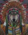 Picture of Diamond Painting Kit: Wolf Spirit Chief