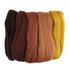 Picture of Natural Wool Roving: 50g: Assorted Autumn