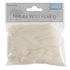 Picture of Natural Wool Roving: 10g: White