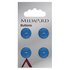 Picture of Buttons: Carded: 15mm: Pack of 4: Code C