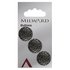 Picture of Buttons: Carded: 20mm: Pack of 3: Code D