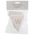 Picture of Bunting: Wedding: Pink & White with Gold Glitter