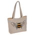 Picture of Craft Bag: Shoulder Tote: Appliqué: Linen Bee