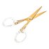Picture of Scissors: Embroidery: Acrylic Handle: 12.5cm/5in: Brushed Gold