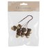 Picture of Glitter Acorns on Wire: 8 Pieces