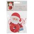 Picture of Pom Pom Decoration Kit: Christmas: Santa: Pack of 1