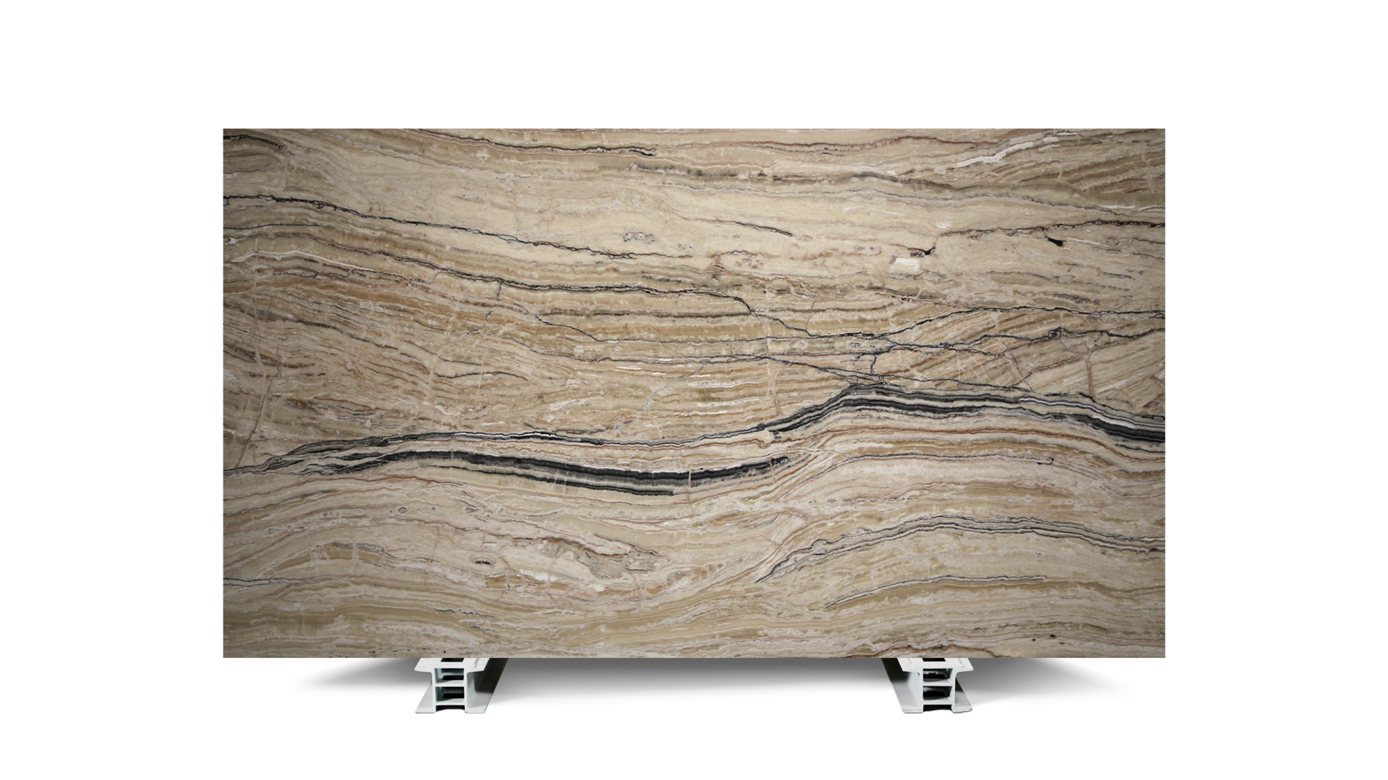 Brachot TRAONYX WHITE — Marbre, Blanc