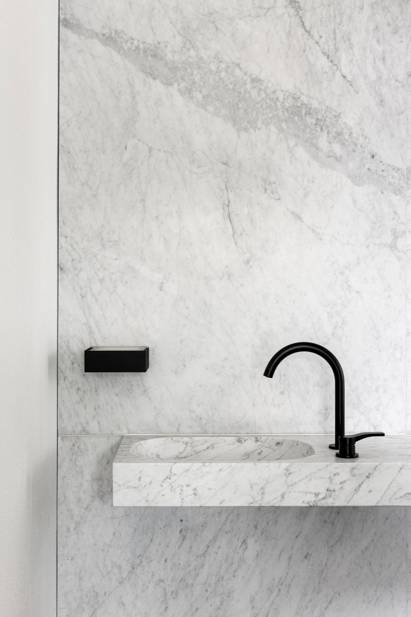 Salle de bain en Bianco Carrara