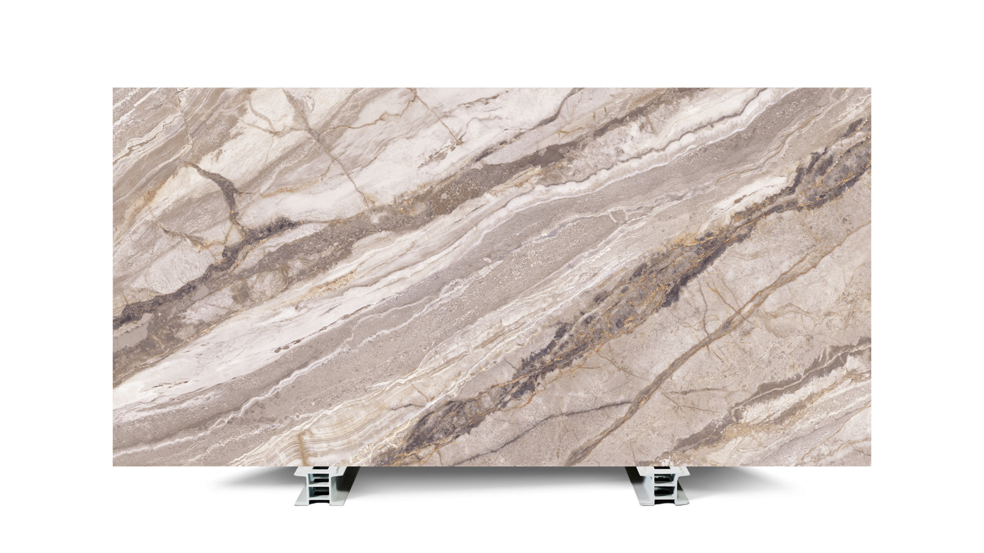 Brachot BRECCIA TAUPE UNICERAMICA — Pierre, Brun