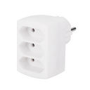 ADAPTADOR TRIPLO FRONTAL 10A 250V BRANCO SIMON BRICO