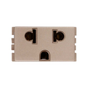 TOMA DE CORRIENTE EUROAMERICANA 2P+T 16A 127V~ Cava S25