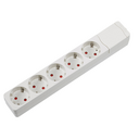Base múltiple fijación apta para pared 5 tomas 16A 250V~ blanca sin cable Simon