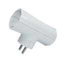 Double Lateral Adapter 16A 250V white Simon