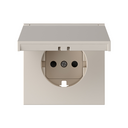 Tapa para enchufe schuko IP44 arena mate Simon 360