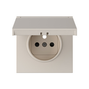 Cover for French socket IP44 sand matte Simon 360