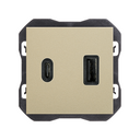Cargador USB doble A+C 30W Power Delivery cava Simon 270