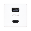 CARGADOR USB DOBLE A+C 30W POWER DELIVERY BLANCO SIMON 27