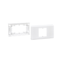 Accessoire cadre et châssis pour mécanismes universels pour goulotte 90x55mm