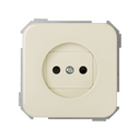 Two-pole socket outlet 16A 250V~ with safety device and screw terminal connection ivory Simon 31