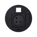 Kit Flash 90 consisting of israelian modular power socket, USB charger Type C 20W and housing for Keystone connector black Simon K45