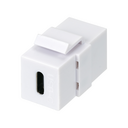 USB 3.2 keystone data connector Type C female-female white Simon Structured cabling