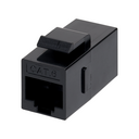 RJ45 keystone data connector category 6 UTP female- female black Simon Structured cabling