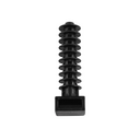 Taco de pressão preto para flanges de 9 mm 