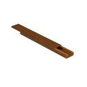Canaleta adhesiva 10x20mm 2 metros madera oscura Simon Brico