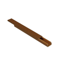 Canaleta adhesiva 10x16mm 2 metros madera oscura Simon Brico