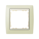 Frame for 1 element ivory Simon 82