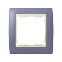 Frame for 1 element lilac interior ivory Simon 82