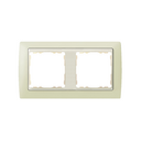 Frame for 2 elements ivory Simon 82
