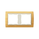 Frame for 2 elements pine interior ivory Simon 82