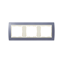 Frame for 3 elements lilac interior ivory Simon 82