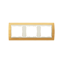 Frame for 3 elements pine interior ivory Simon 82