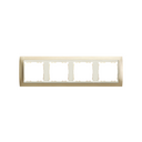 Frame for 4 elements matt champagne interior ivory Simon 82