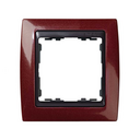Frame for 1 element metallic garnet interior graphite Simon 82