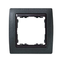 Frame for 1 element granite grey interior graphite Simon 82