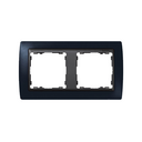 Cadre pour 2 éléments graphite Simon 82