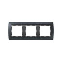 Frame for 3 elements granite grey interior graphite Simon 82