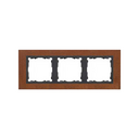 Frame for 3 elements rust interior graphite Simon 82 Nature