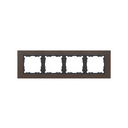 Frame for 4 elements lead interior graphite Simon 82 Nature