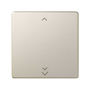Single rocker for RF transmitter with blinds symbol champagne Simon 82