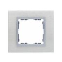 Frame for 1 element stainless steel matte interior aluminum Simon 82 Nature