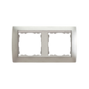 Frame for 2 elements matt aluminium interior aluminium Simon 82