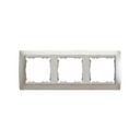 Frame for 3 elements matt aluminium interior aluminium Simon 82