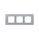 Frame for 3 elements aluminium interior aluminium Simon 82 Nature