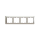 Frame for 4 elements matt aluminium interior aluminium Simon 82