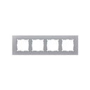 Frame for 4 elements aluminium interior aluminium Simon 82 Nature